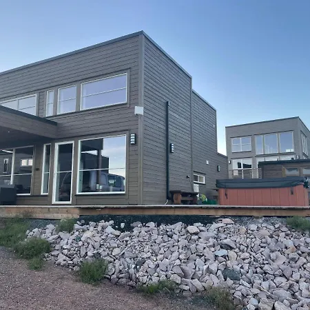 Exclusive Funkis Cabin, View, Rooftop Terrace, Jacuzzi, Sauna, Close To Golf And Alpine Casa de Férias Vradal