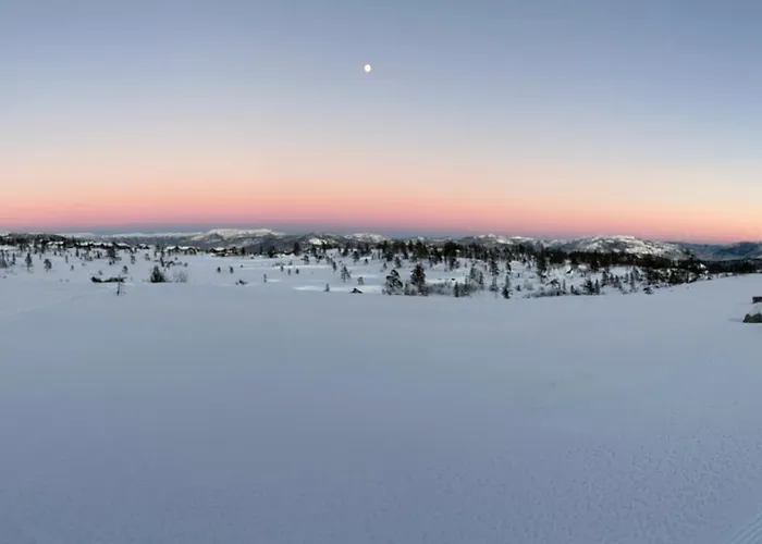 Exclusive Funkis Cabin, View, Rooftop Terrace, Jacuzzi, Sauna, Close To Golf And Alpine