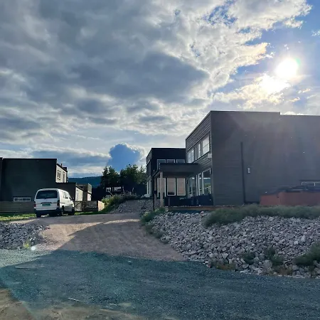 Exclusive Funkis Cabin, View, Rooftop Terrace, Jacuzzi, Sauna, Close To Golf And Alpine Дом отдыха